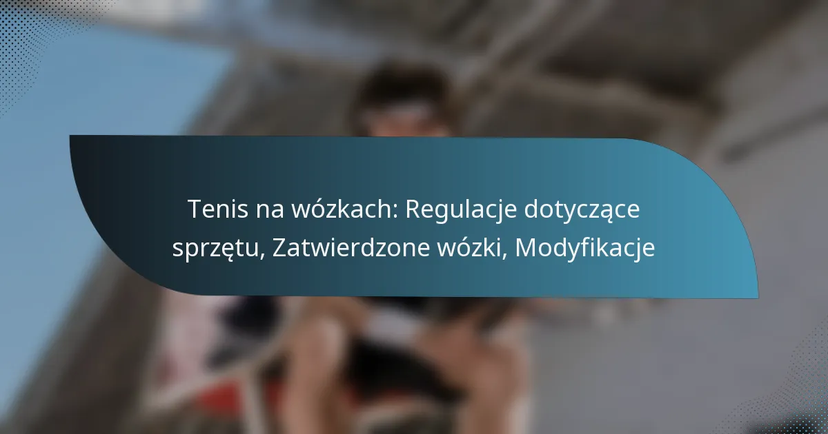 Tenis na wózkach: Regulacje dotyczące sprzętu, Zatwierdzone wózki, Modyfikacje